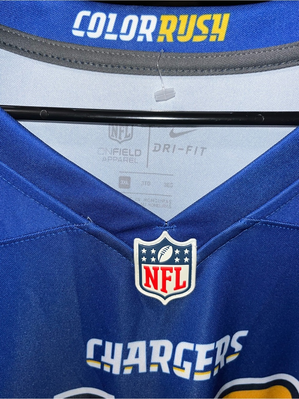Los Angeles Chargers Nike Color Rush Legend Jersey Men's ALLEN #13 - Picture 4 of 5